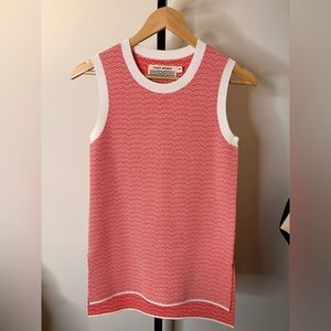 Tory Sport Sleeveless Striped Knit